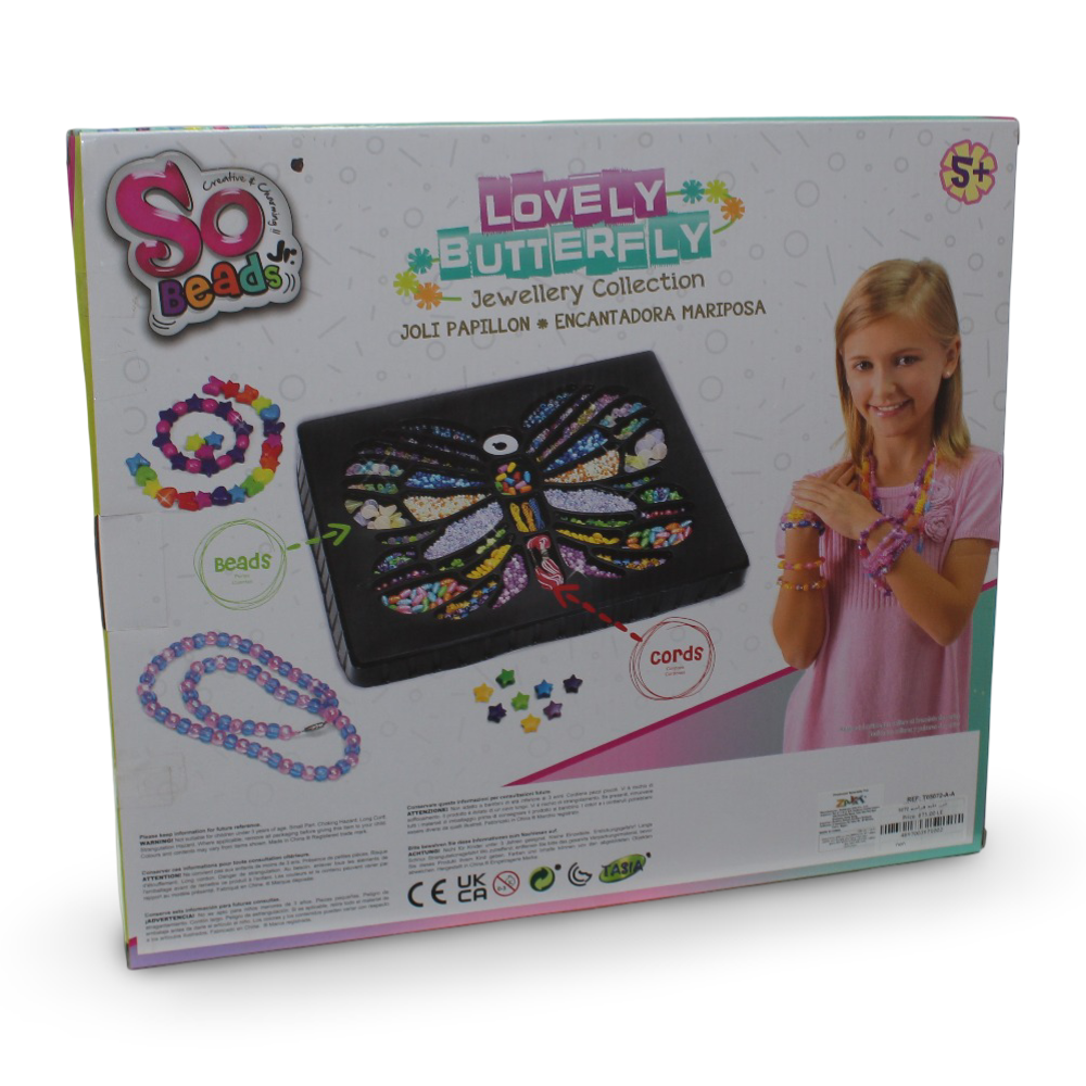 So Beads Butterfly-Shaped Jewelry Beads Creative Craft Set