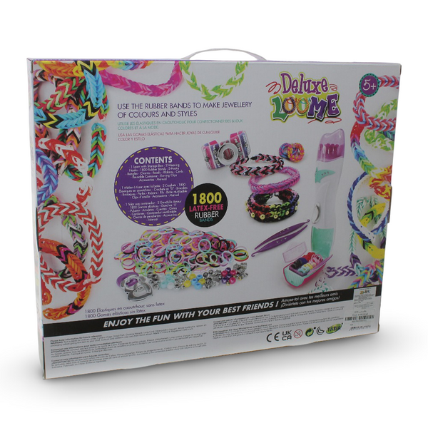 إذًا مجموعة صناعة مجوهرات الأحزمة المطاطية مع نول "Beads Deluxe"