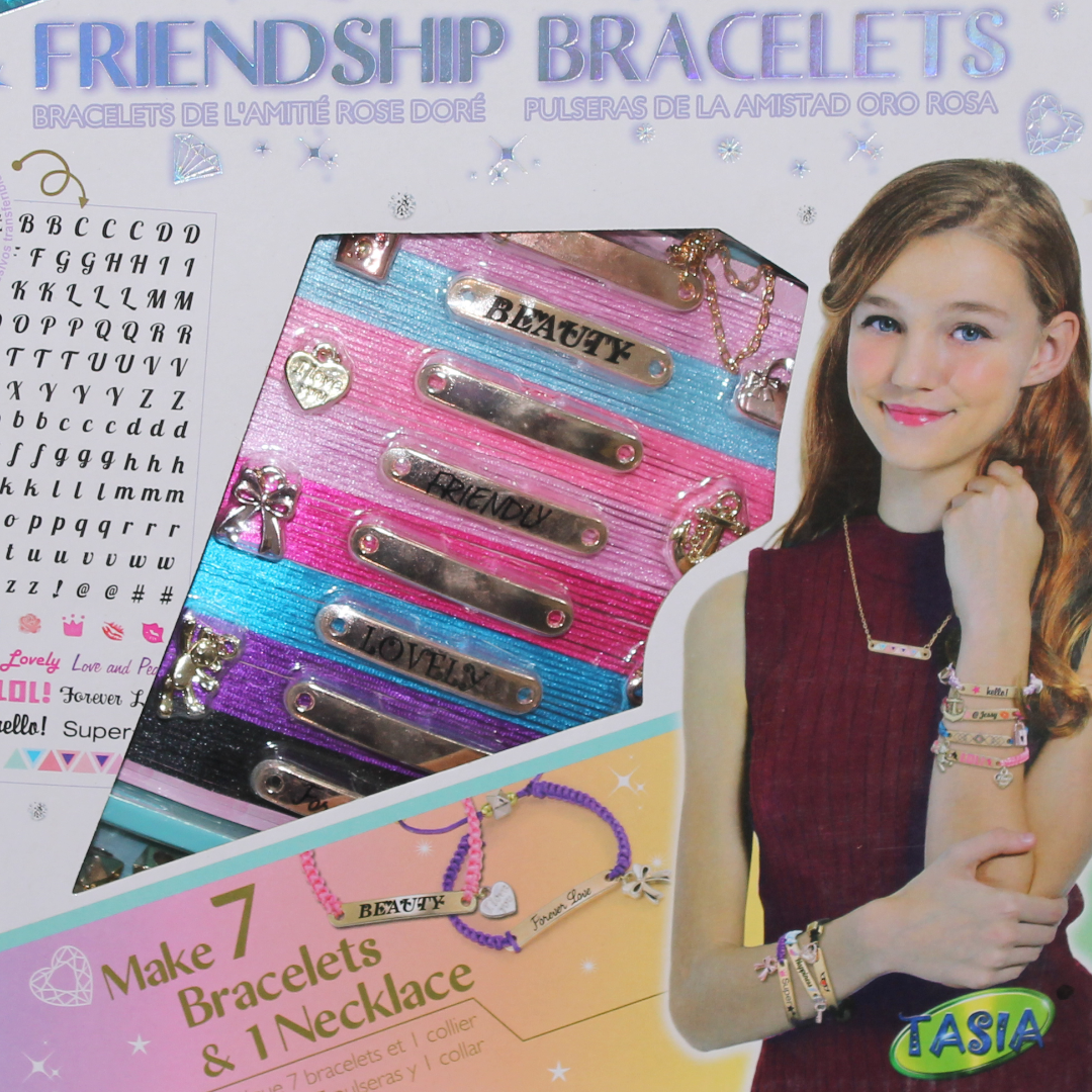 So Beads Rose Gold Friendship Bracelet Maker Kit