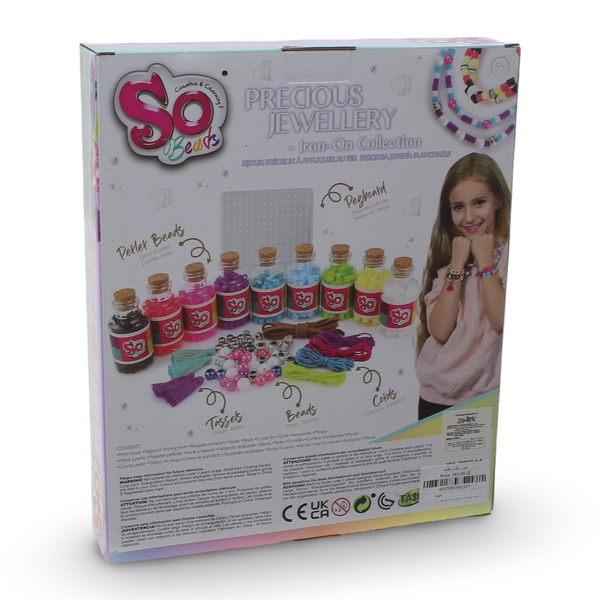 خرز So Beads للمجوهرات الثمينة، خرز يكوى بالمكواة، طقم حرف إبداعي