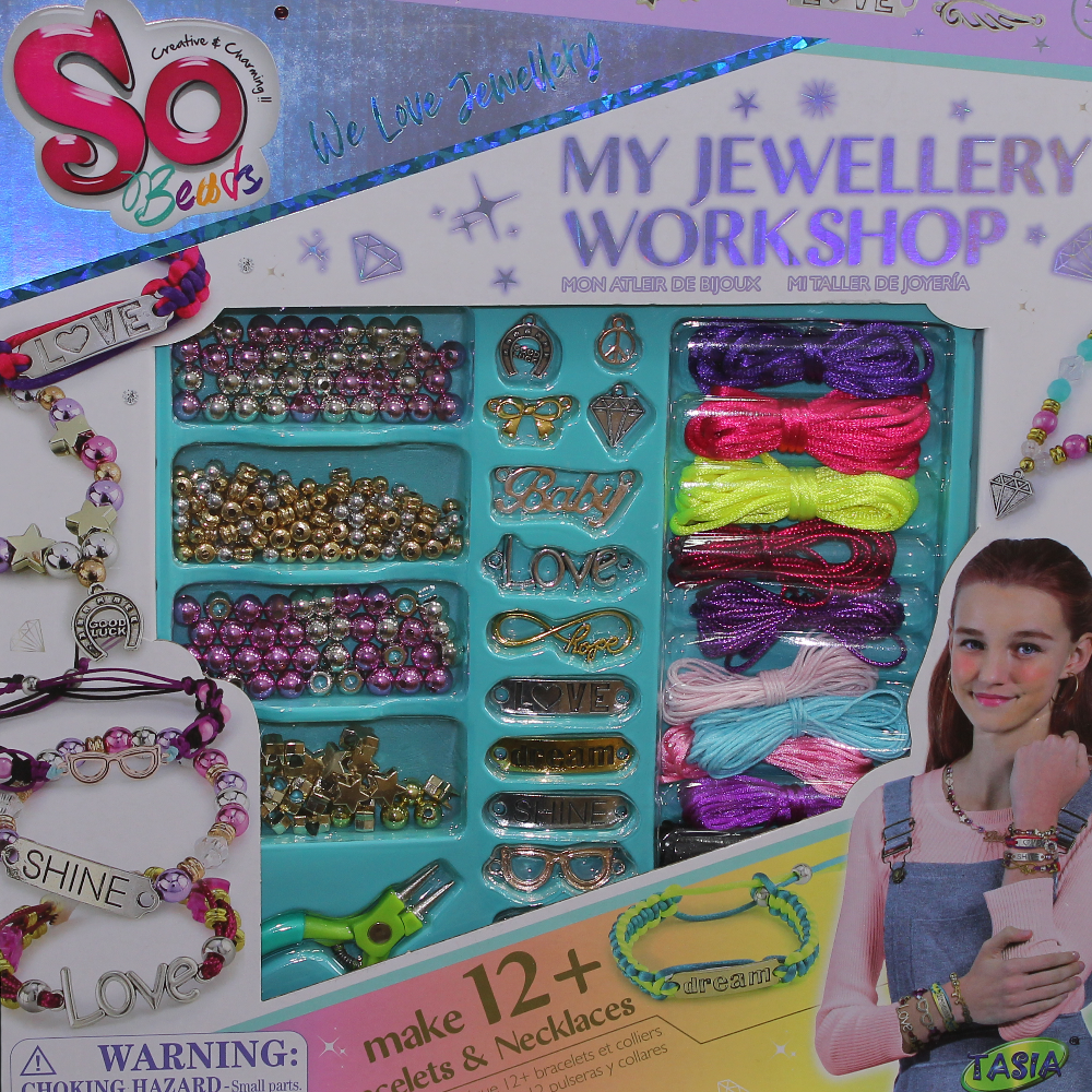 مجموعة ورشة عمل المجوهرات "So Beads" الخاصة بي