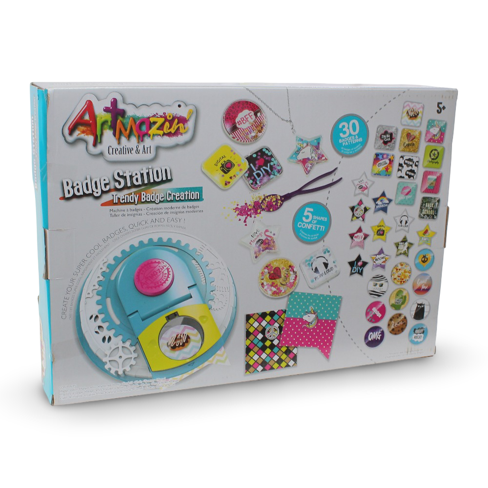 So Beads Badge Station Creative Button & Pin Making Craft Kit