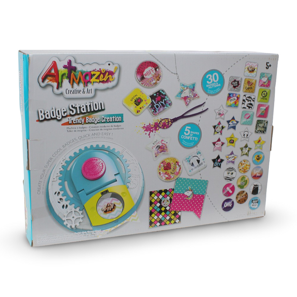 مجموعة حرفية إبداعية لصناعة الأزرار والدبابيس "So Beads Badge Station"