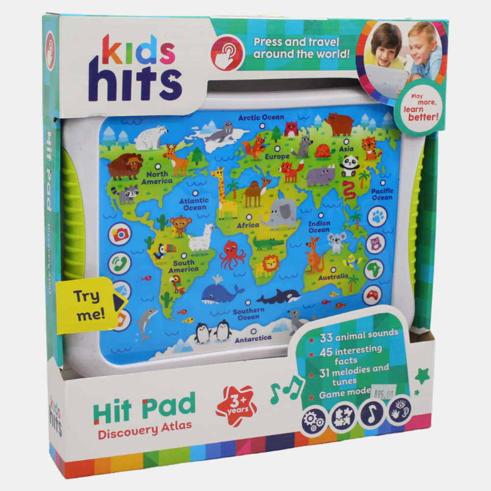 Kids Hits Hit Pad - Discovery Atlas (For Ages 3+)