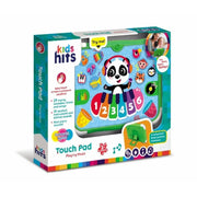 Kids Hits Touch Pad Playing Music