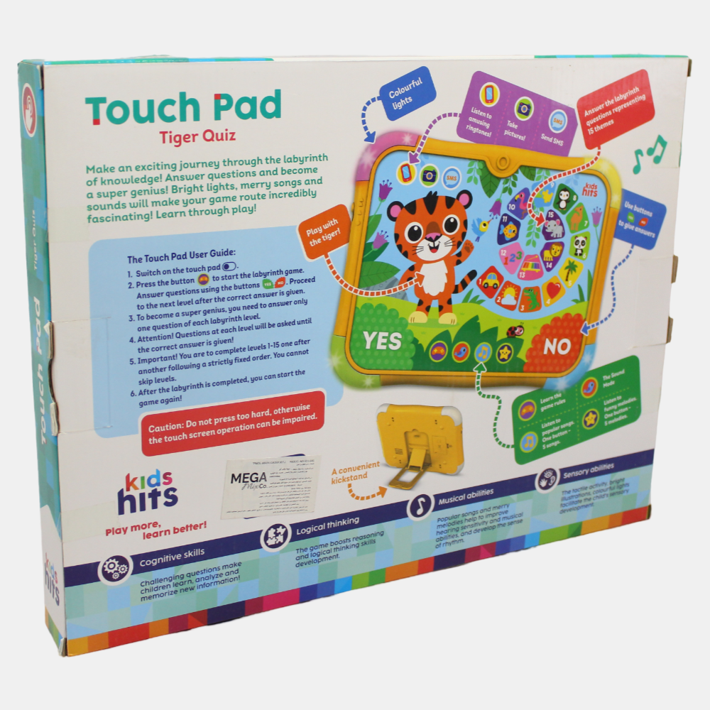 Kids Hits Tiger Quiz Touchpad – Fun & Learning in One