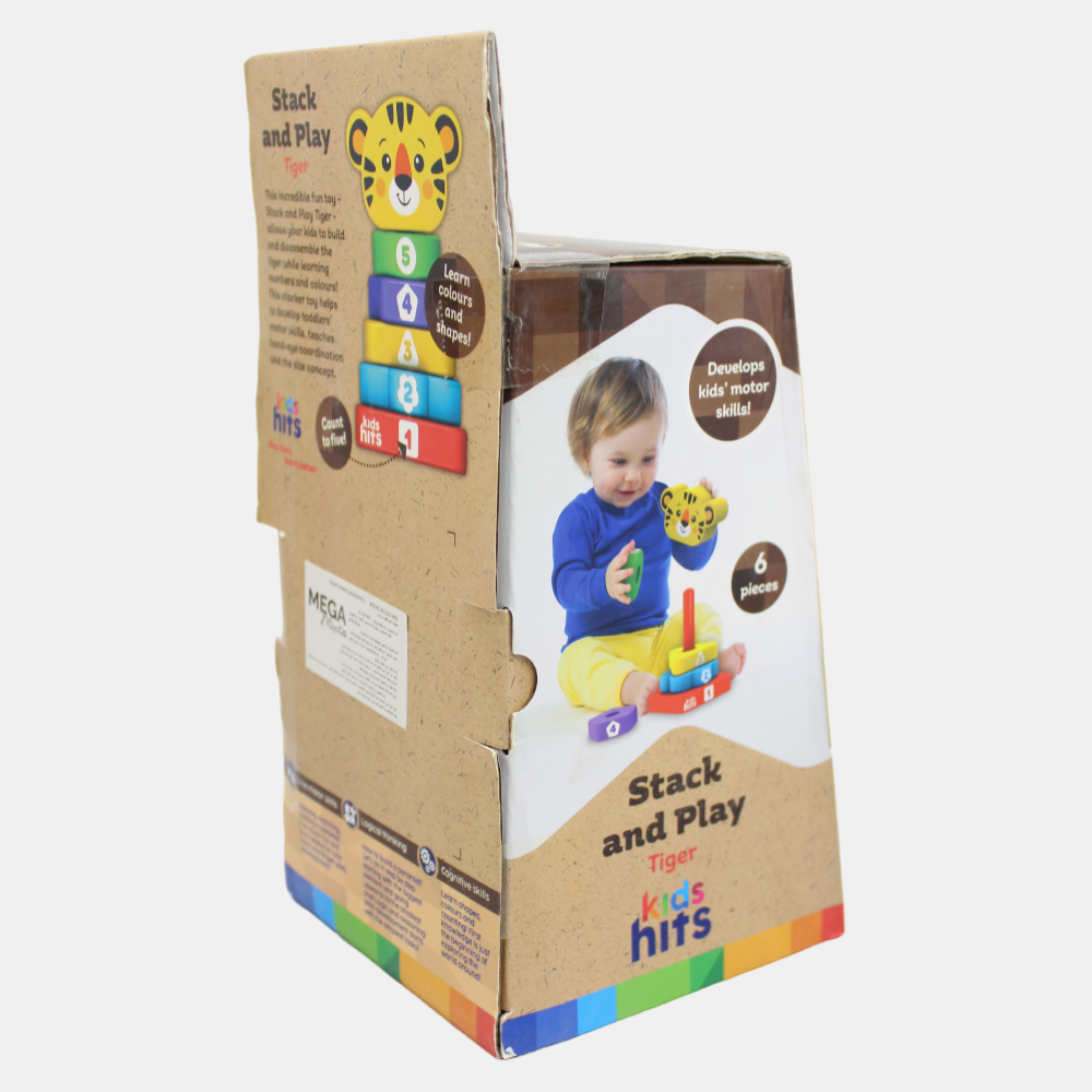 KH20/014\Wooden Stack and Play Tiger