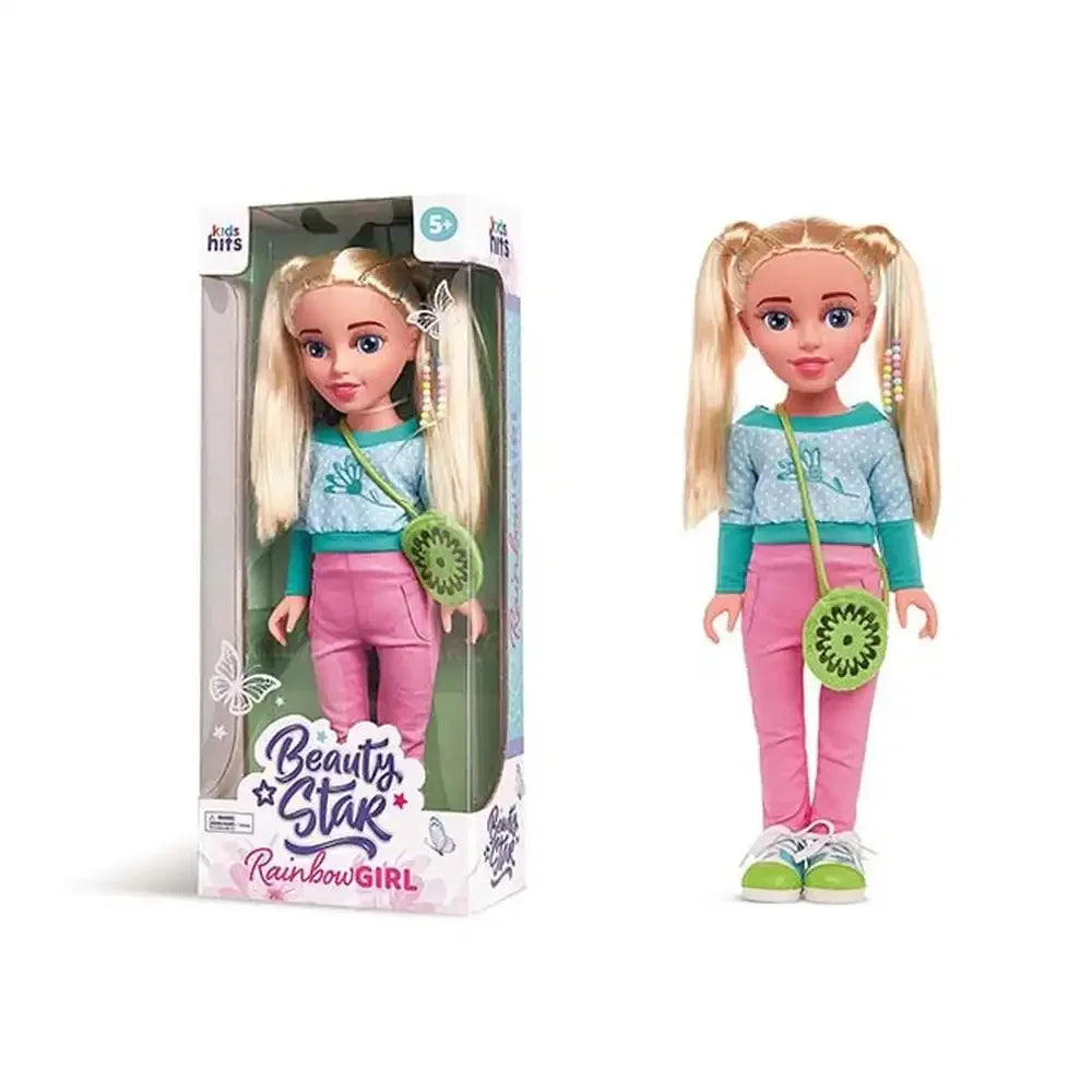 Kids Hits Beauty Star Rainbow Girl Doll