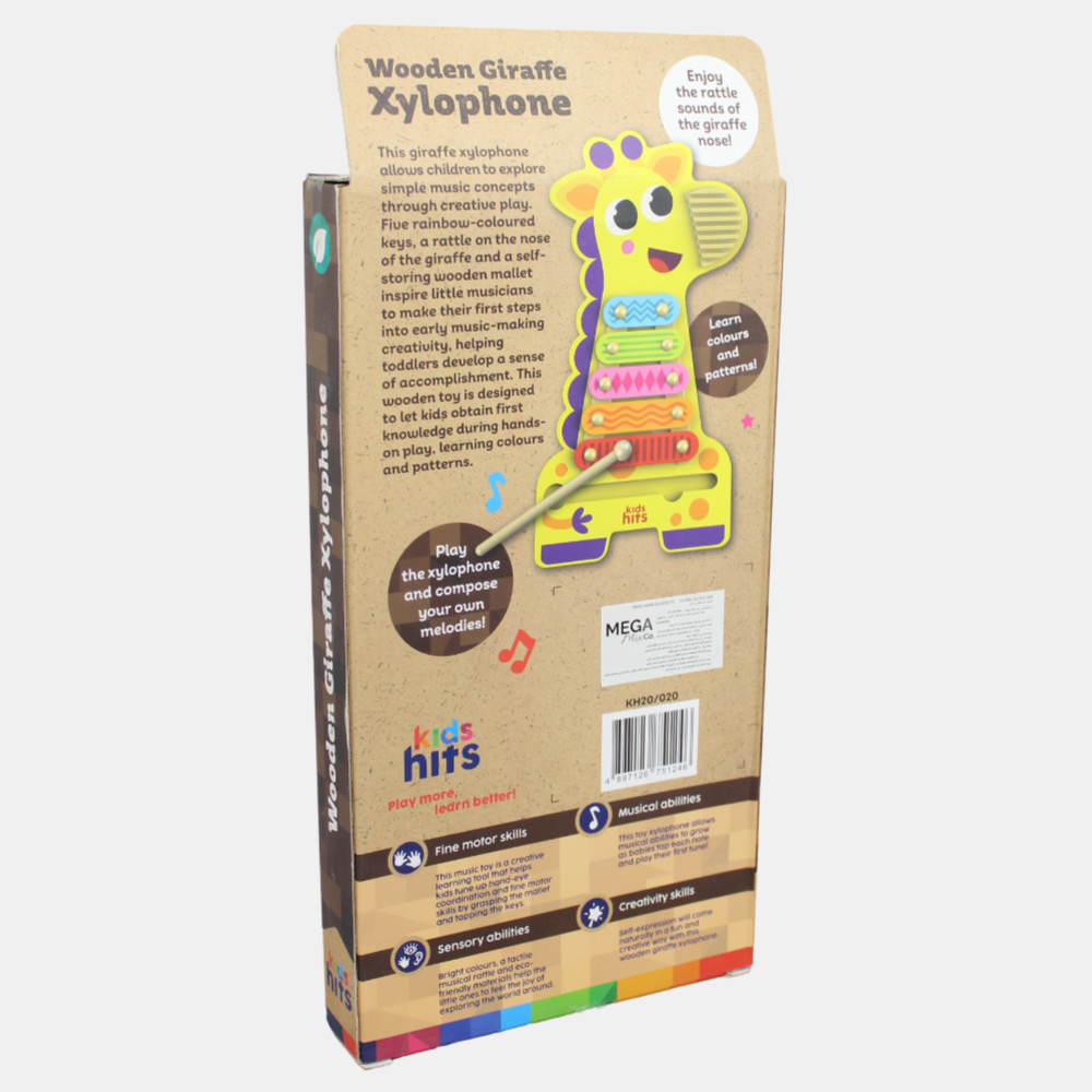 Kids Hits Wooden Giraffe Xylophone