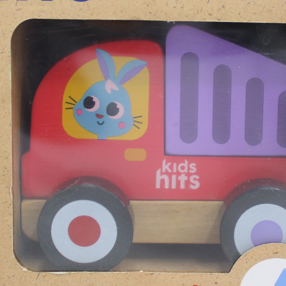 Kids Hits Wooden Building Set Dump Truck