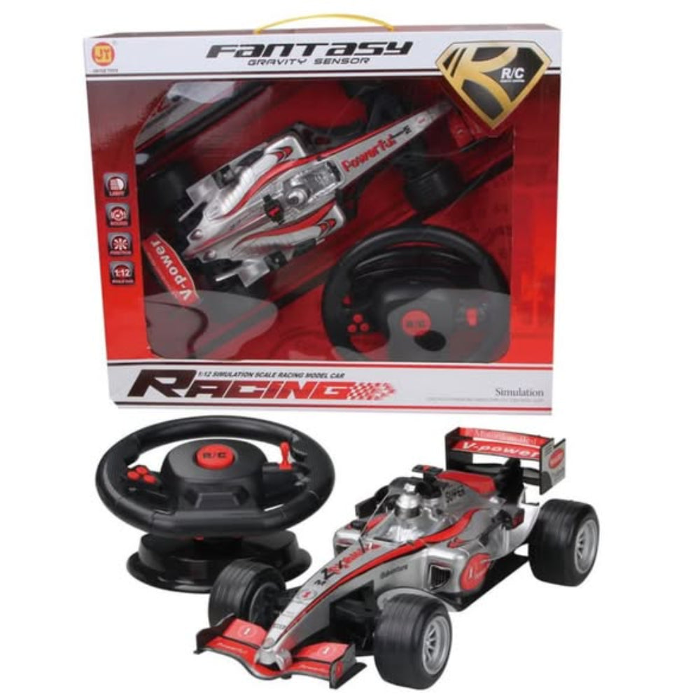 Fantasy F1 Remote-Controlled Racing Car 1:12 Scale – Silver