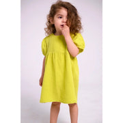 Baby Girls Cotton Dress – Light Green