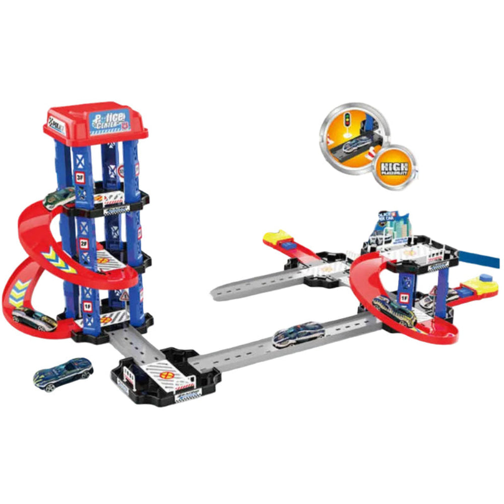 Cars Parking Garage Set