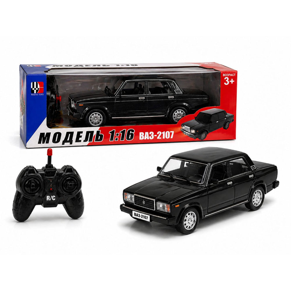 Lada 1:16 Scale RC Model Toy Car – Black