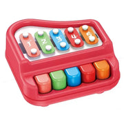Huanger Vocal Piano and Xylophone Musical Toy – Red