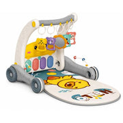 Bibi-inn 2-in-1 Piano Rack Walker and Musical Play Mat – Grey