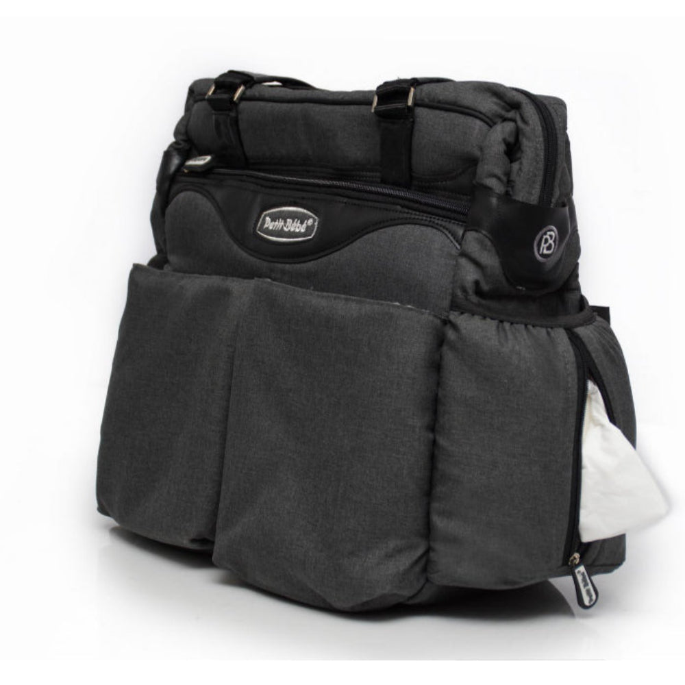 Petit Bebe Baby Diaper Bag Premium – Black
