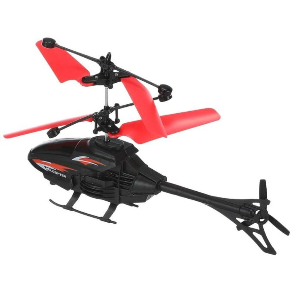 RC Induction Flight Helicopter Toy – Red - Toys - OKO