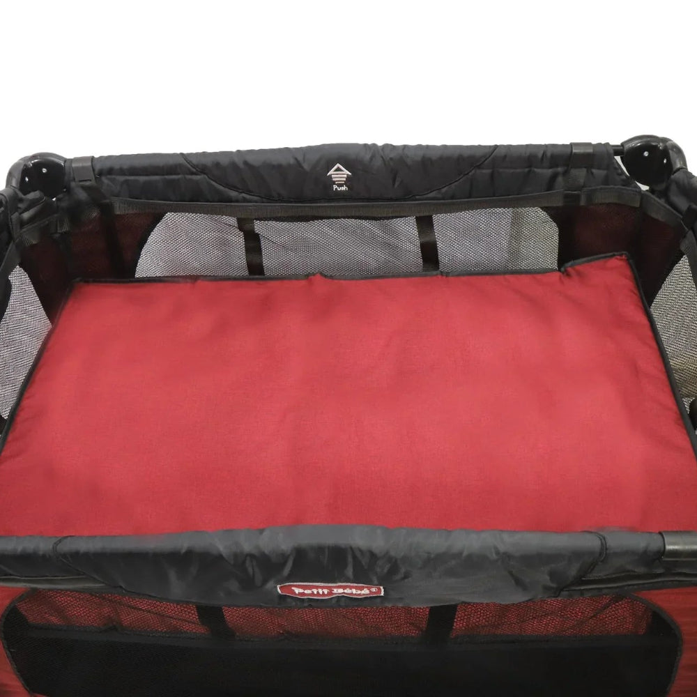 Petit Bebe Baby Play Pen Premium – Maroon