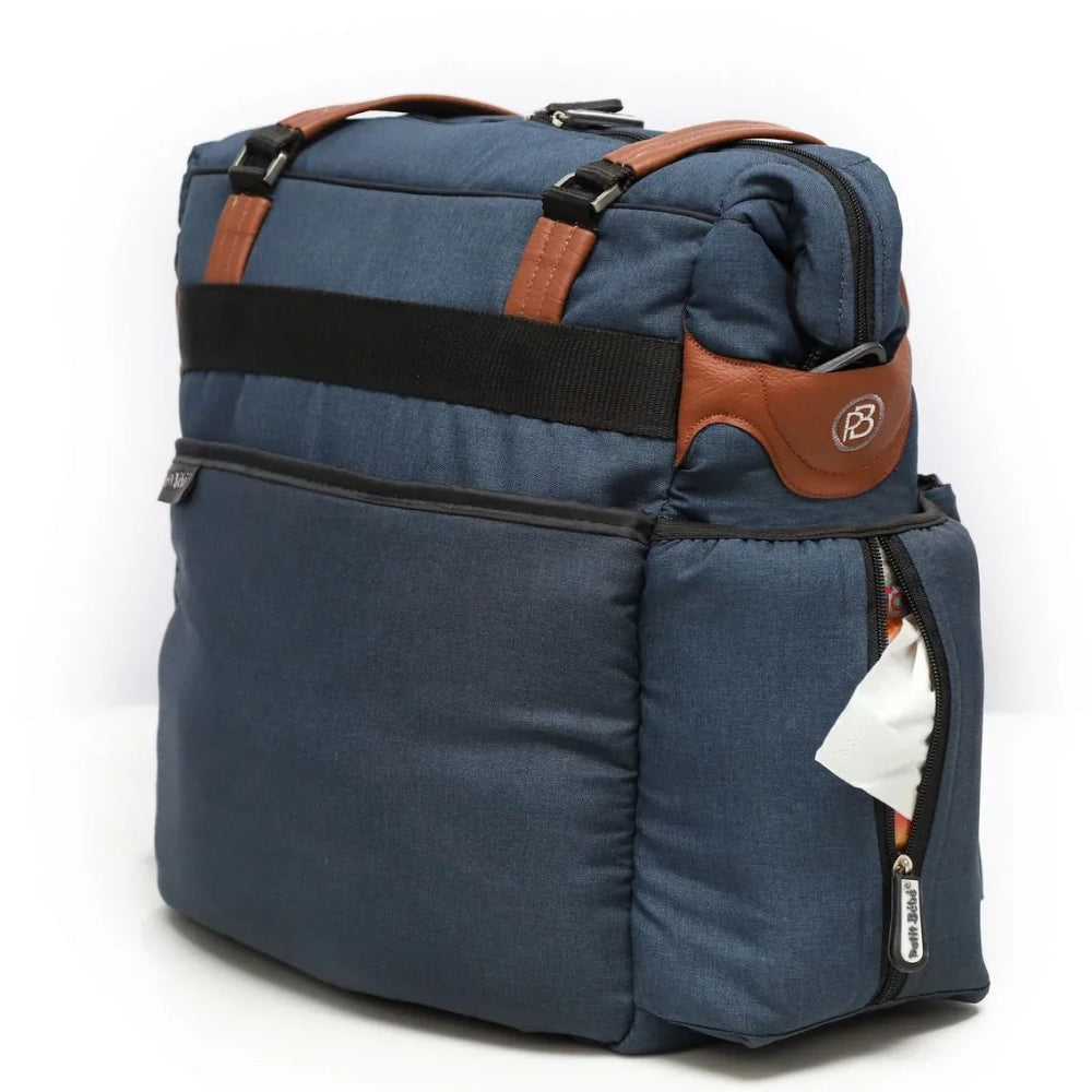 Petit Bebe Baby Diaper Bag Premium – Blue & Havan
