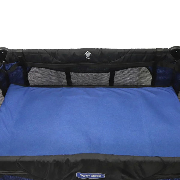 Petit Bebe Baby Play Pen Premium – أزرق داكن