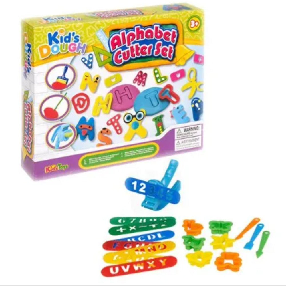 Kid's Dough Alphabet Cutter Set