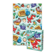 3-D Visual Puzzle - Dinosaur Theme