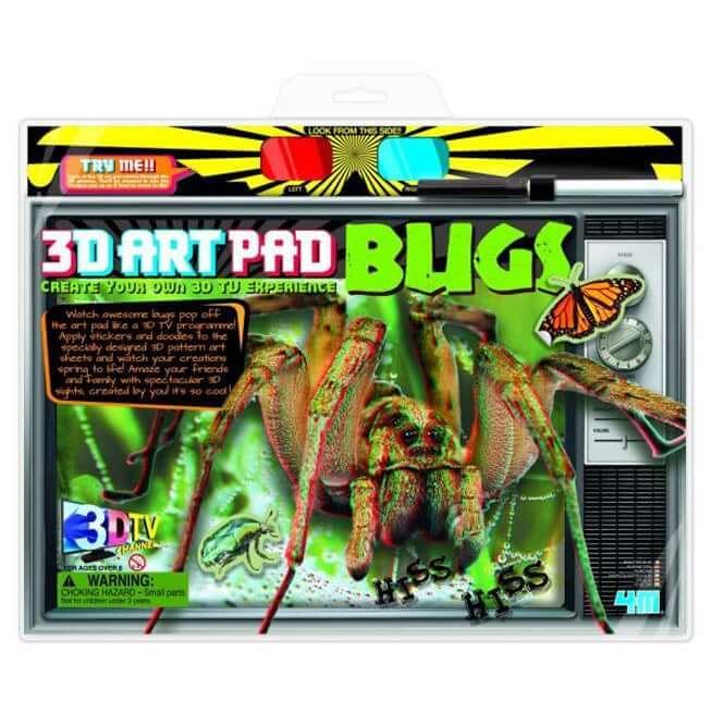 4M 3D Art Pad Bugs Kit - Ourkids - 4M