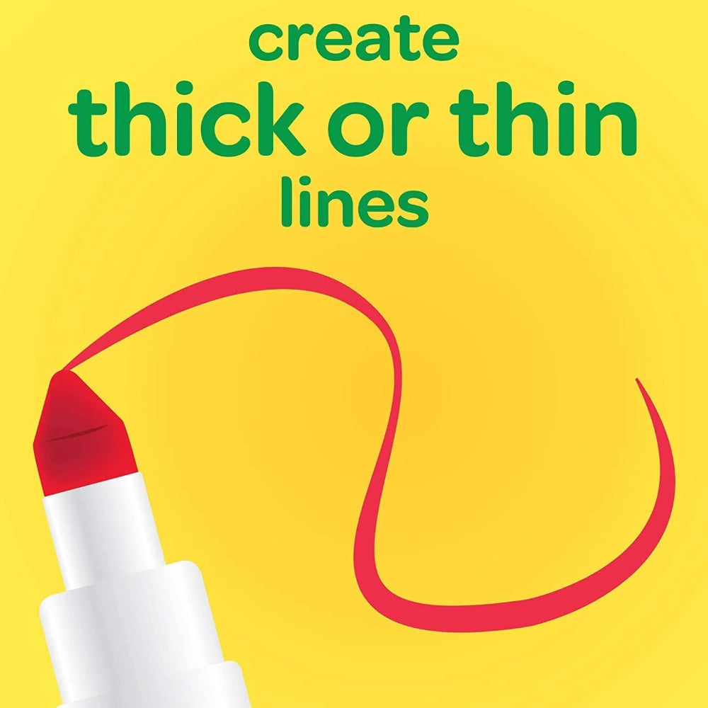 Crayola Super Tips Washable Markers – 12 Colors