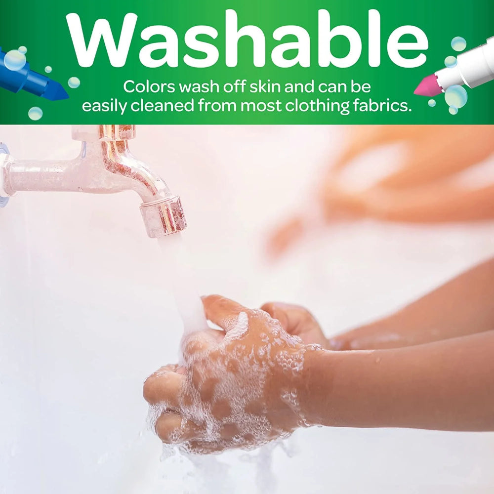 Crayola Super Tips Washable Markers – 12 Colors