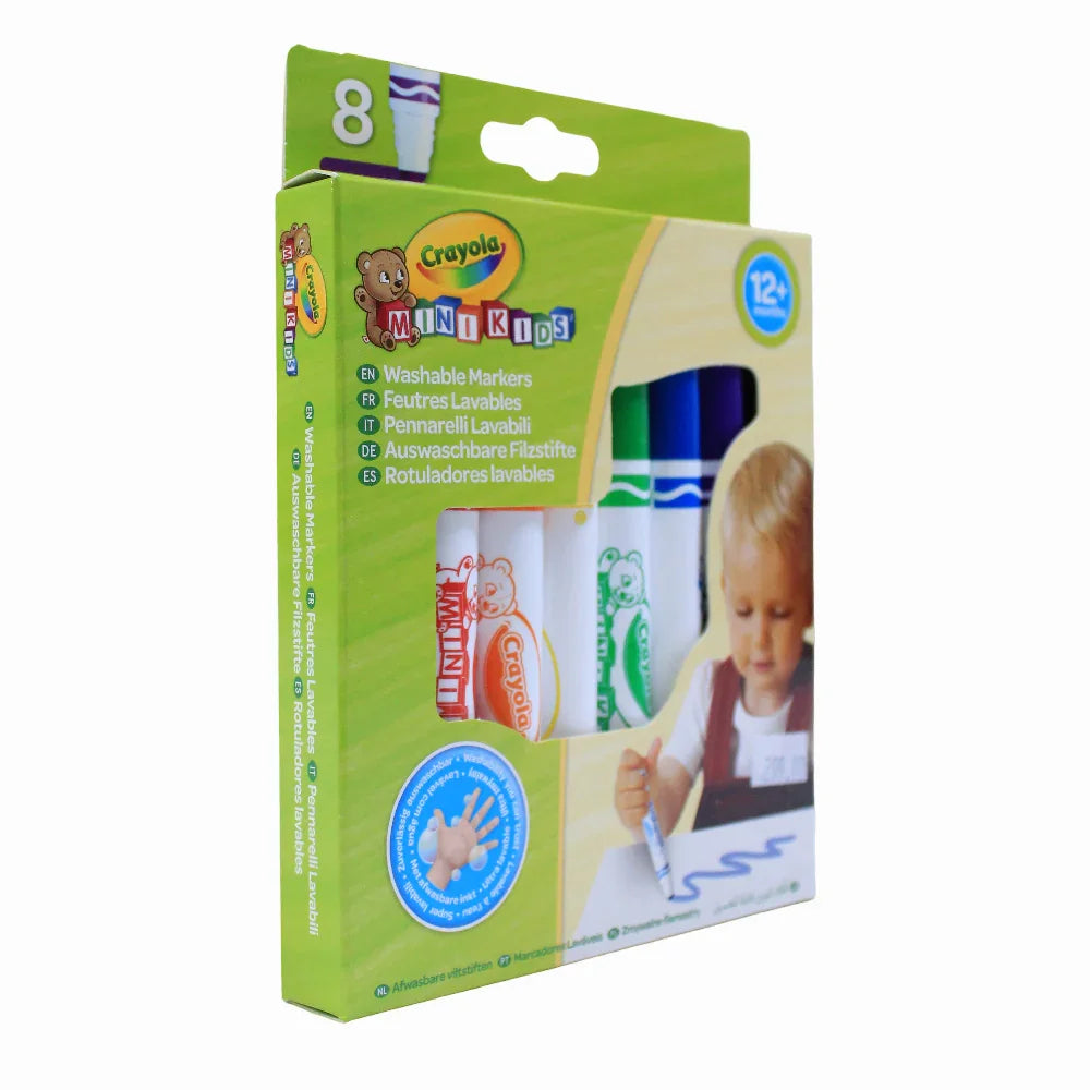 Crayola Mini Kids First Markers – 8 Colors - School
