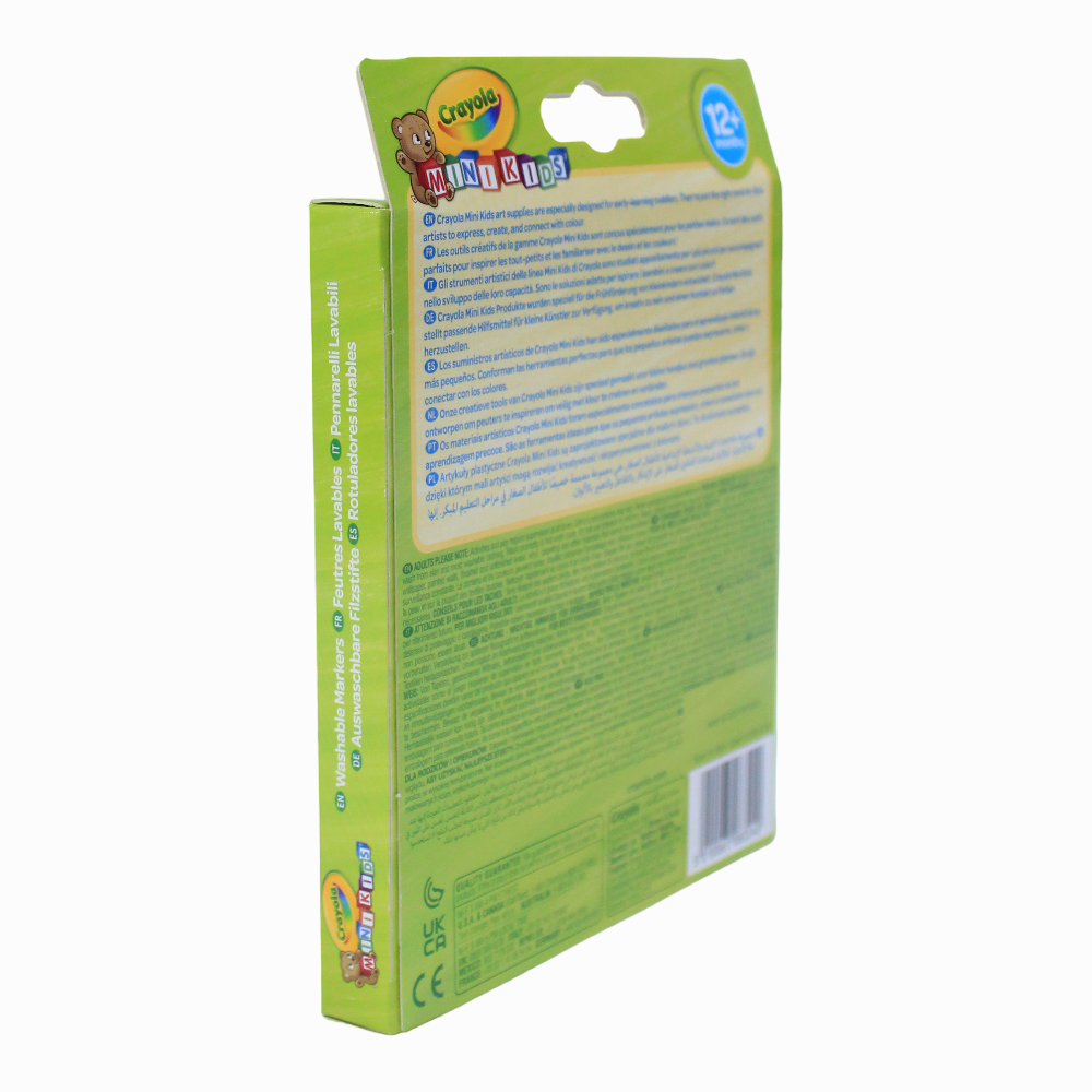 Crayola Mini Kids First Markers – 8 Colors