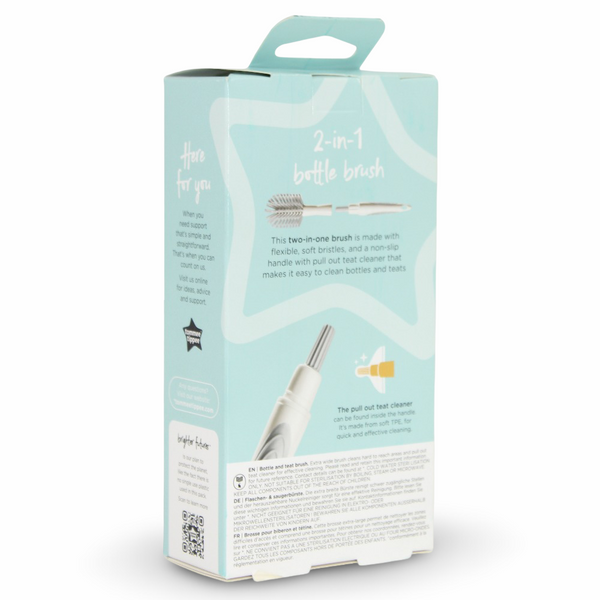 Tommee Tippee 2-in-1 Clean Bottle and Teat Brush
