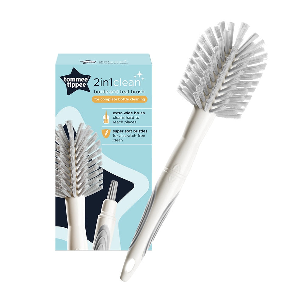 Tommee Tippee 2-in-1 Clean Bottle and Teat Brush