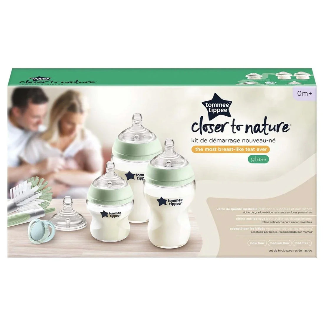 Tommee Tippee Glass Newborn Starter Set Complete Feeding Essentials