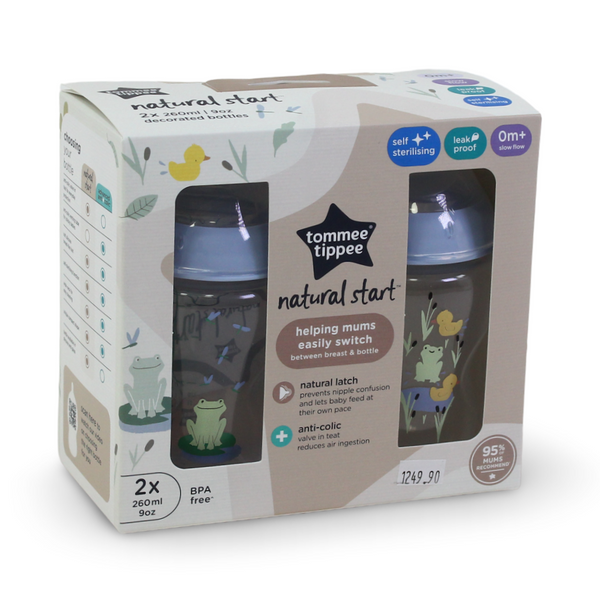 Tommee Tippee Natural Start Baby Bottle Set 260ml