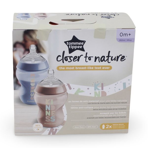 Pack of 2 - Tommee Tippee Feeding Bottle 260ml ( Plastic )
