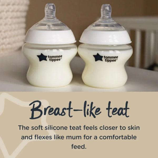 Pack of 2 - Tommee Tippee Feeding Bottle 260ml ( Plastic )