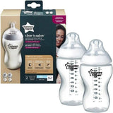 Tommee Tippee Closer to Nature 2 Baby Bottles 340ml