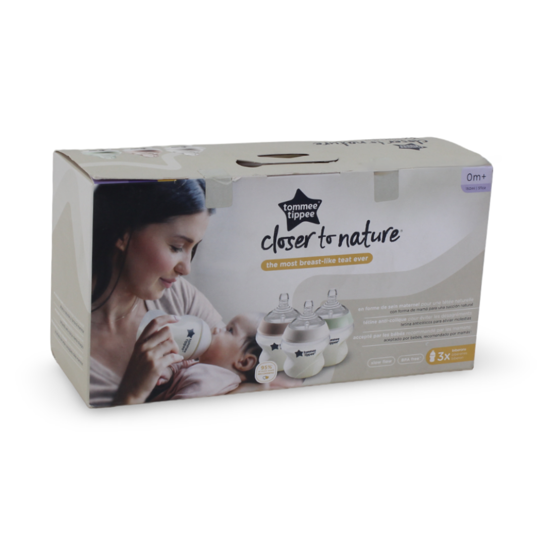 Tommee Tippee Baby Bottles Slow Flow 150ml – Pack of 3