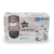 Pack of 3 - Tommee Tippee Closer To Nature Easivent Bottles 260ml