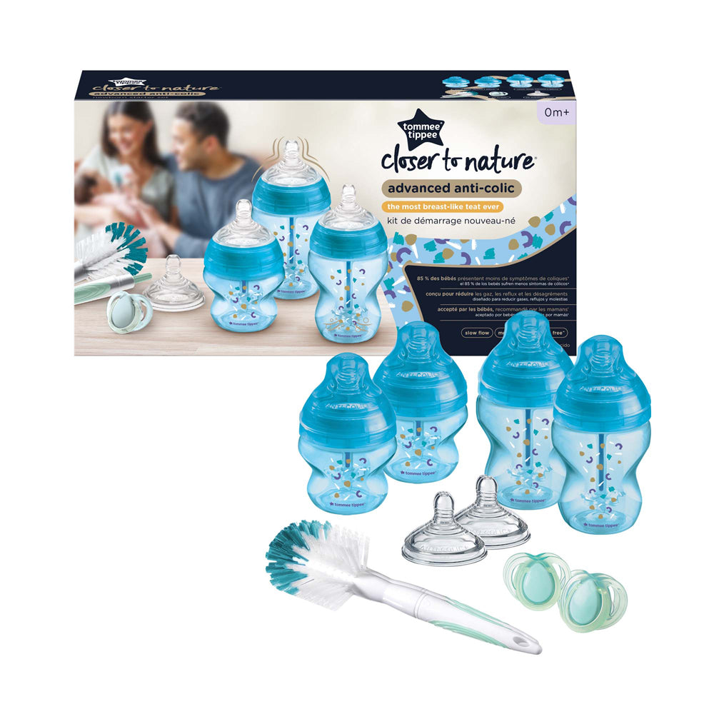 Tommee Tippee Advanced Anti-Colic Newborn Starter Set - Blue