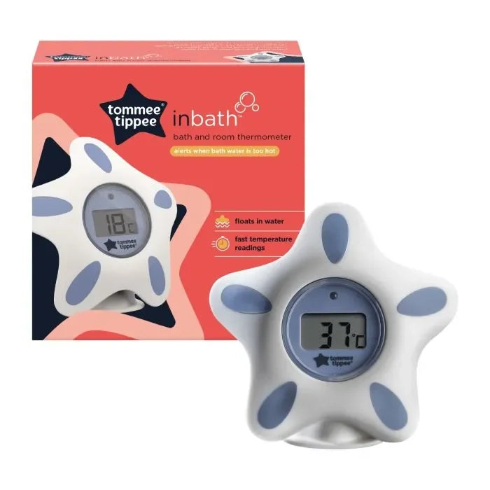 Tommee Tippee Inbath Digital Bath and Room Thermometer - Baby Essentials