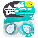 Tommee Tippee Anytime Orthodontic Soothers (0-6 Months)