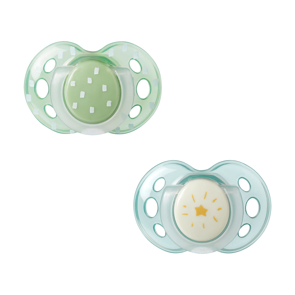 Tommee Tippee Night Time Soothers (18-36m) - 2Pcs