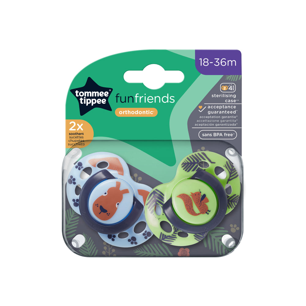 Tommee Tippee Fun Style Soother 2-Pack (18-36m)