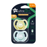 Tommee Tippee Ultra-Light Silicone Pacifiers (6-18m)