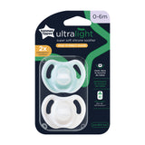 Tommee Tippee Ultra-Light Soothers (0-6M) – Pack of 2