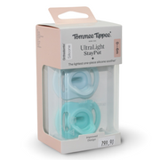 Tommee Tippee Ultra-Light StayPut Silicone Soother – 0–6 Months (Pack of 2)