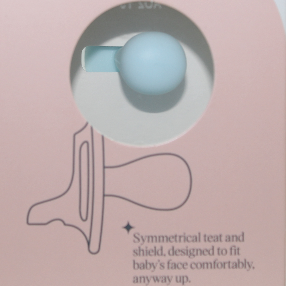 Tommee Tippee Ultra-Light StayPut Silicone Soother – 0–6 Months (Pack of 2)